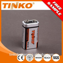 Carbon-Zink Batterien 6F22 9V (PVC/Alu-Folie Jacke)